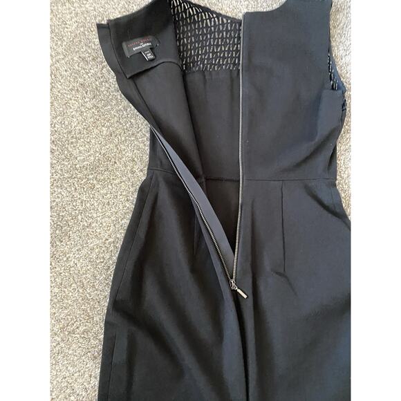 Roland Mouret Crew Neck Midi Length Dress for Banana Republic Dress Sz 4 Petite - Picture 4 of 9